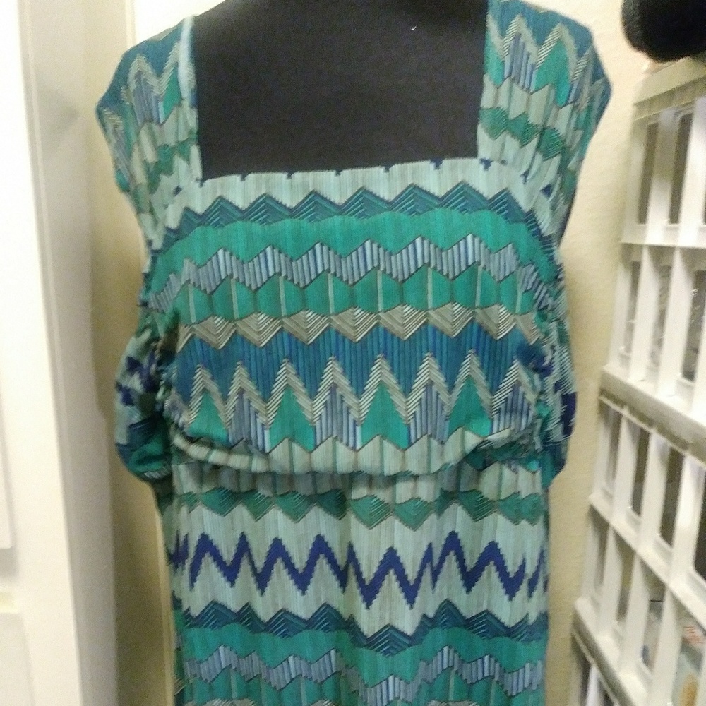 Lane Bryant tribal print top.